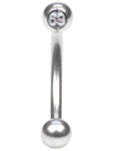 Position 69 - 1,2 x 8 mm Ögonbrynspiercing