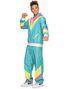 Neon Rosa 80-talls Grilldress med Lommer til Mann - Strl S