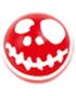 Jack Skellington Head - Röd och Vit Akrylkula