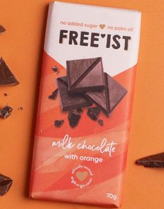 Free'ist Apelsinchoklad 70 gram - Utan Tillsatt Socker