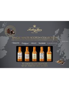 Anthon Berg Single Malts Scotch Collection - Mörk chokladlikör 230 gram