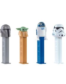 12 Stk Star Wars Mandalorian Pez-Holdere med 2 stk Pez Pakker - Hel Eske