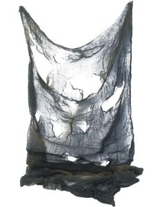 Läskig Dekoration till Halloween - Grått Nät 75x180 cm