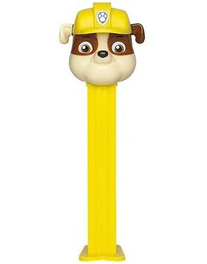 Rubble PAW Patrol Pez-Holder med 2 Pez-Pakker
