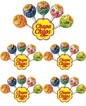 25 st Chupa Chups Klubbor / Kärlek på Pinne