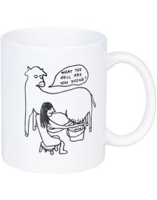 Funny Mug - Melkende Ku