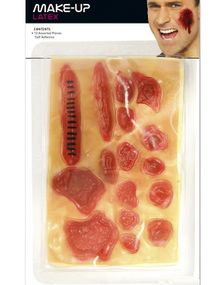 12 Stk Assorterte Sår (Maskeradsmink)