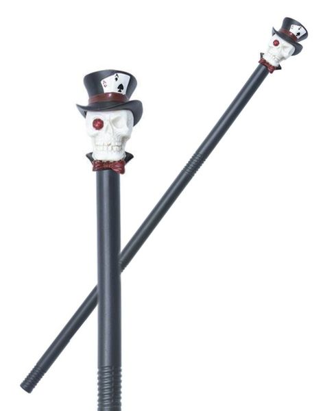 Voodoo Witch Doctor Cane - Käpp med skalle 88 cm