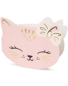 6 stk Invitasjoner med Katter - Kitty Party