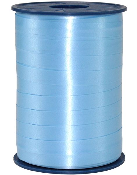 250 meter Ljus Blått Ballongsnöre / Presentband - Extra Brett 10 mm