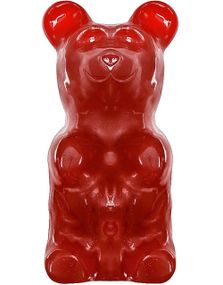 Stor Gummy Björn på Pinne - 227 g - Strawberry
