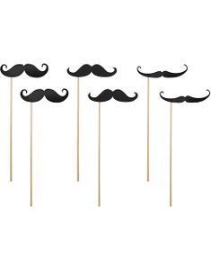 6 stk Mustascher Selfie/Fotoeffekter