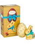 Lindt Gold Bunny Egg - Stort Melkesjokoladeegg og Sjokoladekanin med Salt Karamell 195 gram