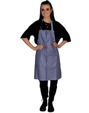 Oktoberfest Blått och Vitt Förkläde