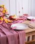Mørk Rosa Bordløper i Chiffon - 48 cm x 5 meter