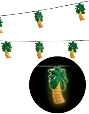 Ljusslinga med 10 Palmer 2,5 Meter