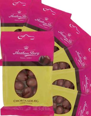 36 stk Anthon Berg Sjokoladeegg - Hel Eske 2880 gram