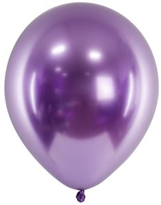 50 stk 30 cm - Glossy Lilla Ballonger