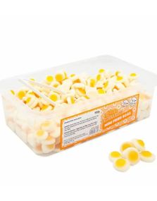 600 stk Sweetshop Mini Fried Eggs - Boks med Godteriegg 900 gram