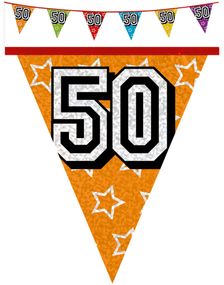 8 meter lång Holografisk Banderoll – 50