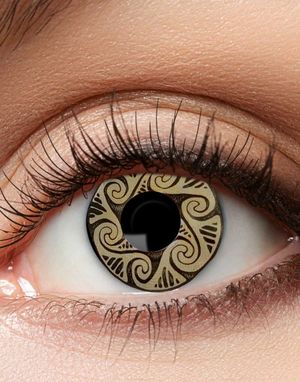 Gold Swirls - Guldfärgade FX Linser