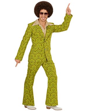 70-tals Groovy Vibe Herrdräkt