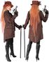 Pirat/Steampunk Frakk Damekostyme