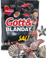 Godt Och Blandet Salt - Olika Salta Vingummi- Och Lakritsbitar 150 Gram