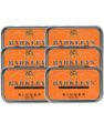 6 st Barkleys Intense Mints Ginger - Socker med Smak av Ingefära 300 g - Hel Låda