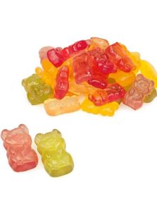 1 kg De Bron Sugarfree Jelly Bears - Pose med SUKKERFRI Vingummibjørner