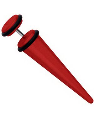 Fake Expander Metallic Red - Fejkpiercing
