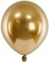 50 stk Glossy Gullfargede Ballonger 12 cm