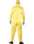 Licensierad Breaking Bad Hazmat Suit Herrkostym med Latexmask