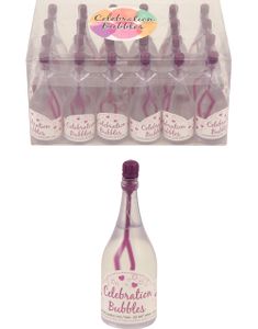 24 stk Klara Champagneflaskor Såpbubblor 768 ml - Heavenly Love