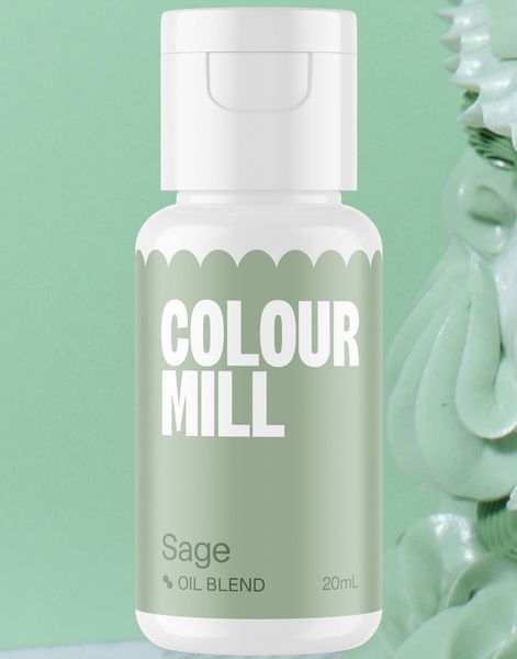 Colour Mill Sage Oljebasert Matfarge - 20ml