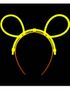 Gul Glow Sticks Hodebånd med Ører