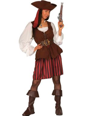 Piratfröken - komplett dräkt