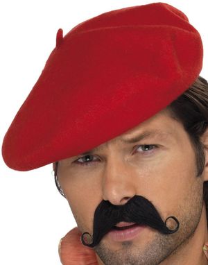 Röd Beret Hatt