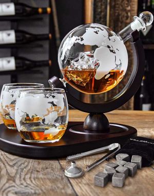 Deluxe Globe Karaffel Sett