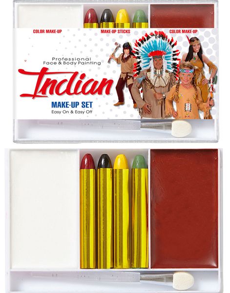 Indian Sminkset 7 Delar