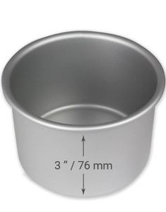 PME Rund Kakeform i Aluminium Ø10 x 7,5 cm