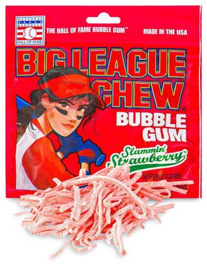 Big League Strawberry Tyggegummi 60g 