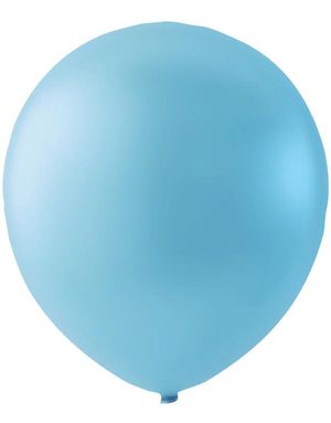 Ljusblå Ballonger 30 cm - 100 stk MEGAPACK