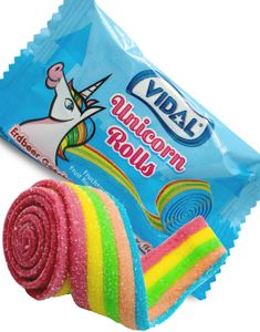 1 stk Vidal Unicorn Roll Vingummi