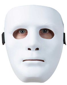 Vit Ansiktsmask