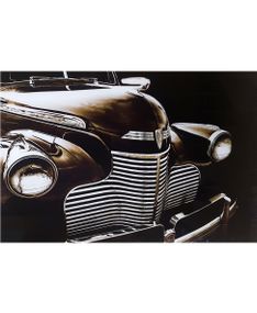 Svartvit Buick Väggbild 60x40 cm