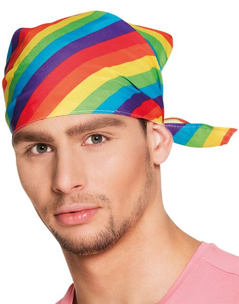 Randig Rainbow Bandana