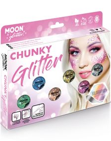 Holografisk Chunky Glitter Shaker Sminkset
