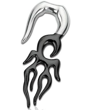 Exlusiv Tribal Expander 4 mm Öronpiercing