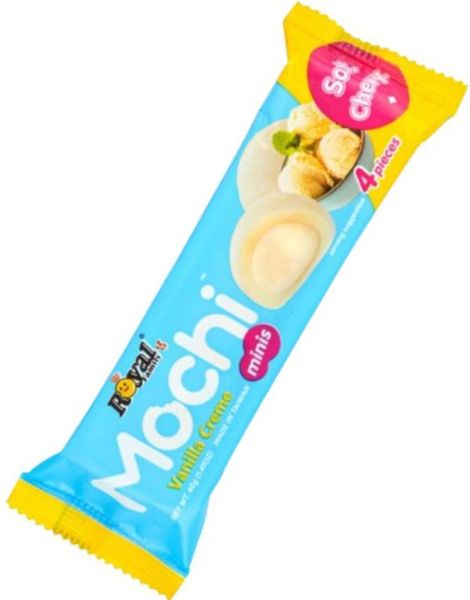 Mochi Snackpack Vanilla Creme - Mochi med Vanilje og Kremsmak 40 gram - Royal Family (Taiwan)